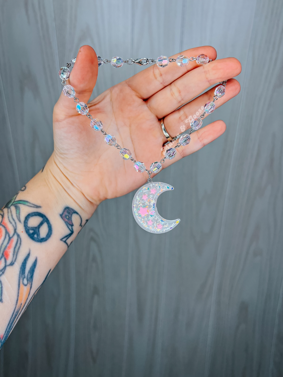 Lunar Stars Gem Choker